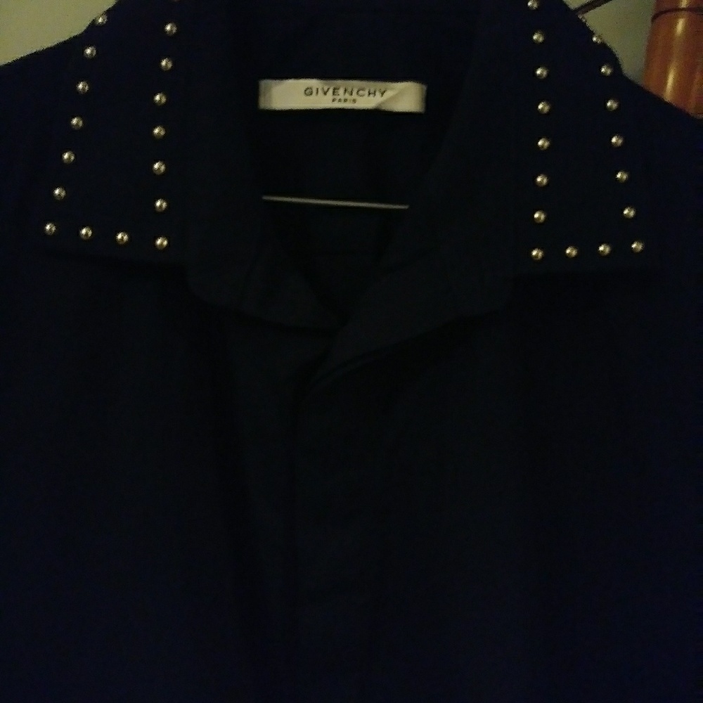 Givenchy Studded Color poplin shirt